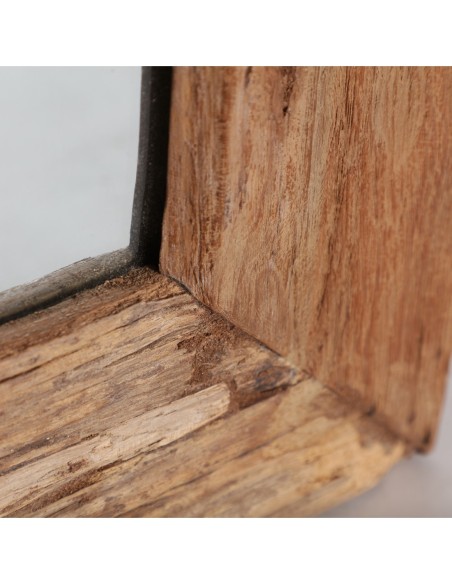 Espejo Lux de Vical Home en madera de teka marrón – Formato vertical con presencia imponente