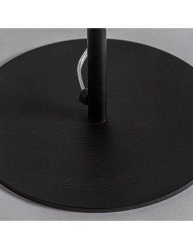 Lámpara de pie plissé rattan