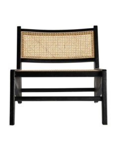 Sillón seon de madera de olmo y ratán - Estilo moderno... 2