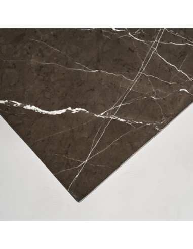 Mesa de centro rotz en mármol negro y hierro...