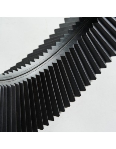 Espejo Plissé Wood Art Decó en Madera de Mango...