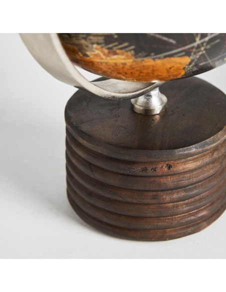 Figura decorativa bola mundo