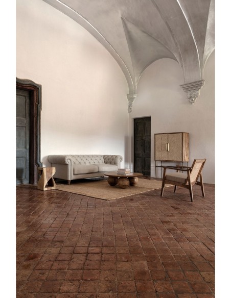 Sofá balsot de Terciopelo Negro y Acero Dorado – VICAL Home