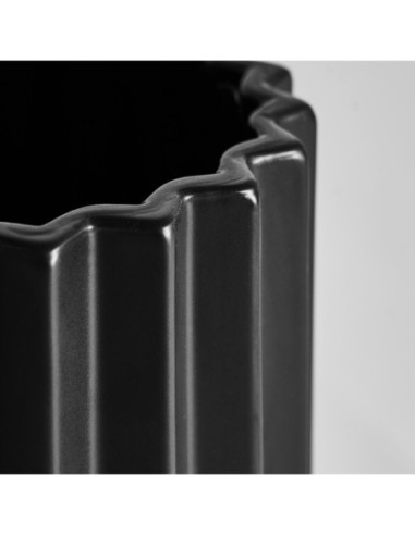 Jarrón plissé stone