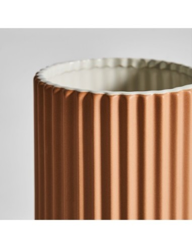 Jarrón plissé stone