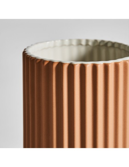 Jarrón plissé stone