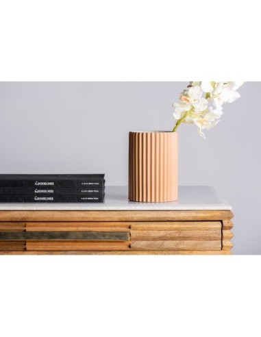 Jarrón plissé stone