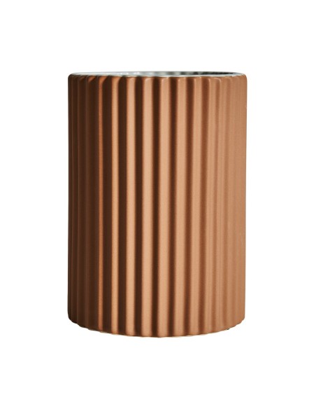 Jarrón plissé stone