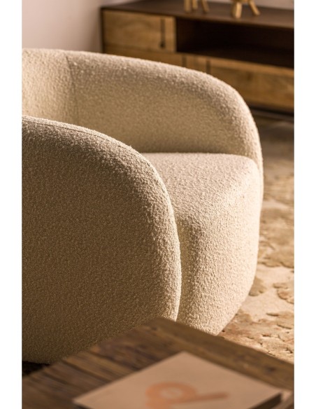 Sillón scorze bouclé