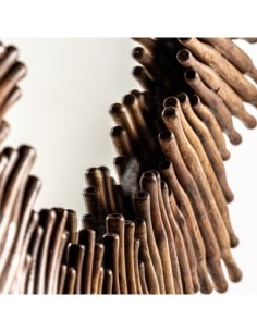 Espejo decorativo Rieden de Vical Home – Madera de mango... 2