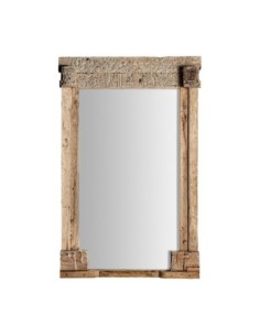 Espejo argeen Grande de Madera de Teka Natural – Estilo...