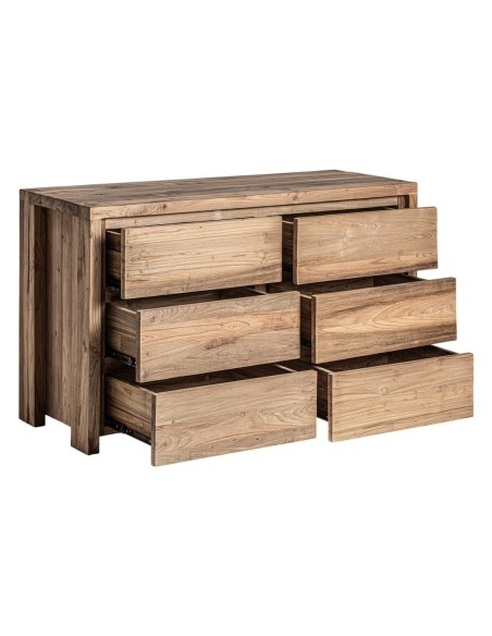 Cómoda Lux de Vical Home en Madera de Teka Reciclada – Diseño Sostenible y Elegancia Natural