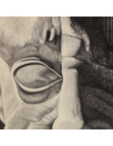 Cuadro juan en lienzo artesanal con marco de...