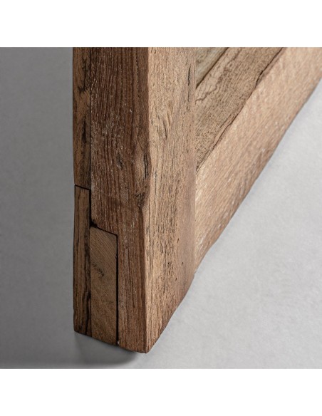 Espejo Llonse de Vical Home en madera de teka natural – Diseño sobrio y estética étnica