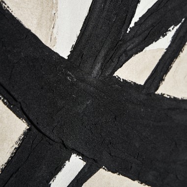 Cuadro Uziel de Vical Home en lienzo negro al...