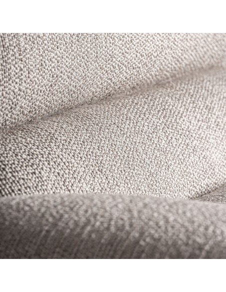 Sillón jacquard Contemporáneo en Roble y Poliéster Beige – VICAL HOME