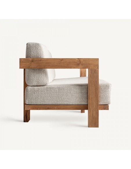 Sofá testa Estilo Colonial en Teka Reciclada y Polipropileno – VICAL HOME