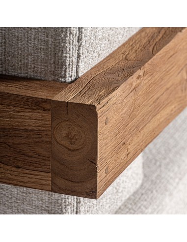 Sofá testa Estilo Colonial en Teka Reciclada y...