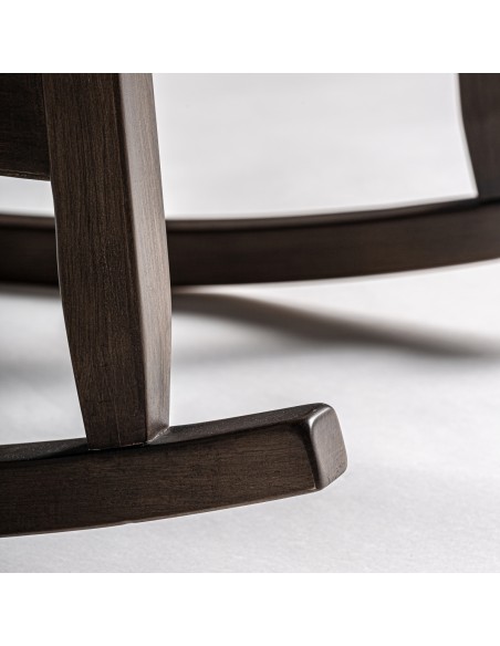 Mecedora kelly de VICAL – Madera de Fresno y Tapizado en Color Ocre Jaspeado