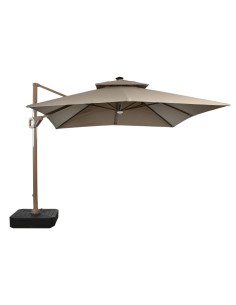 Parasol de Aluminio 286x350x280 cm con Luz LED y Base G |...