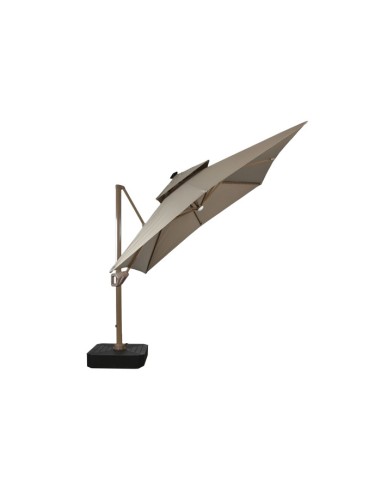 Parasol de Aluminio 286x350x280 cm con Luz LED...