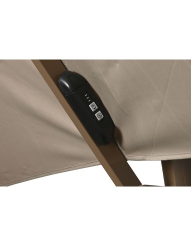 Parasol de Aluminio 286x350x280 cm con Luz LED...