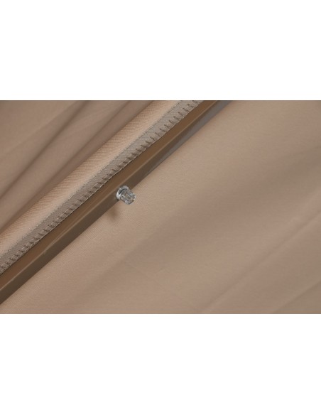 Parasol de Aluminio 286x350x280 cm con Luz LED y Base G | Luba Hogar