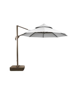 Parasol de Aluminio 290x350x280 cm con Luz LED y Base G –...