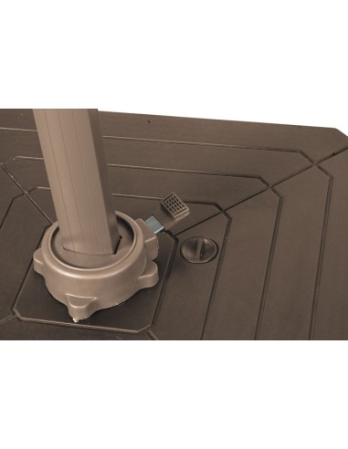 Parasol de Aluminio 290x350x280 cm con Luz LED...