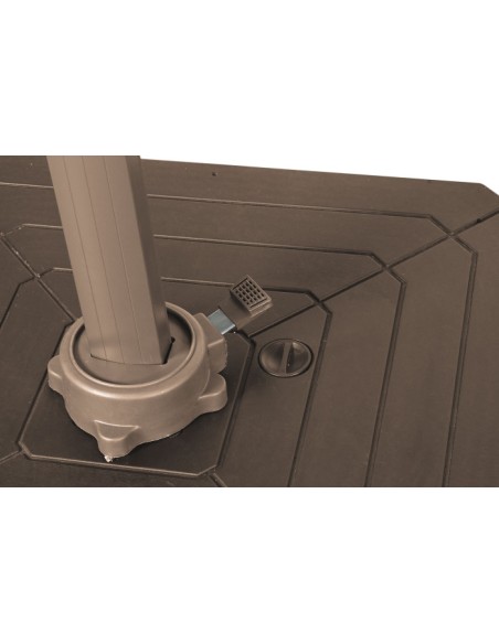 Parasol de Aluminio 290x350x280 cm con Luz LED y Base G – Item International