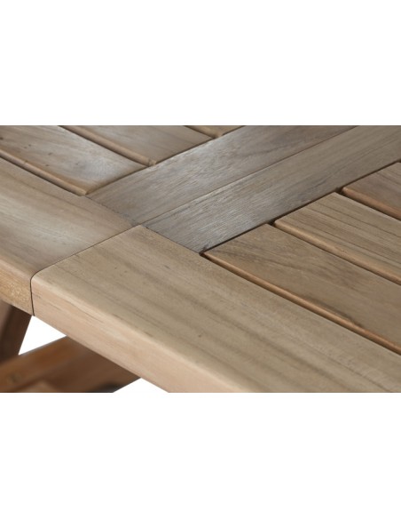Set de Comedor para 9 Personas en Madera de Teca 180x100x75 cm – Item International