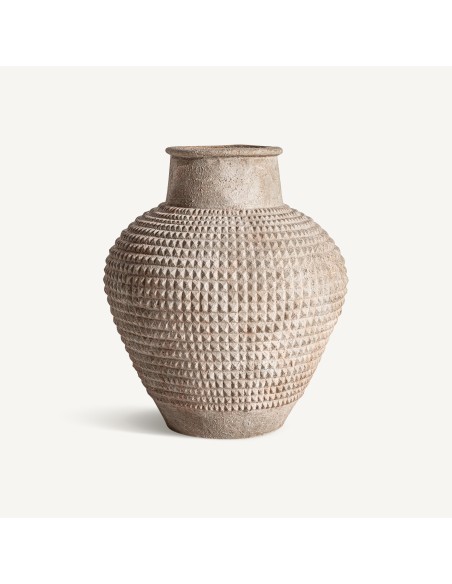 Tinaja Clásica de Cemento en Color Beige – Vical Home