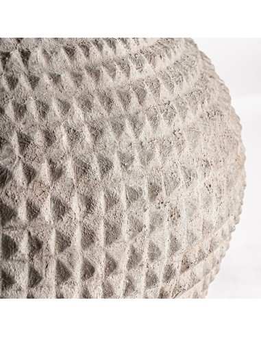 Tinaja Decorativa Clásica de Cemento Beige –...