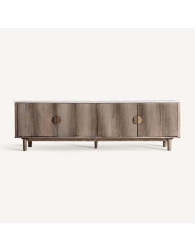 Diseño moderno, materiales nobles. Un mueble de TV con carácter y elegancia.