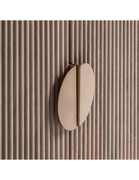 Mueble tv Zerf en Madera de Mango y Mármol Blanco – Vical Home