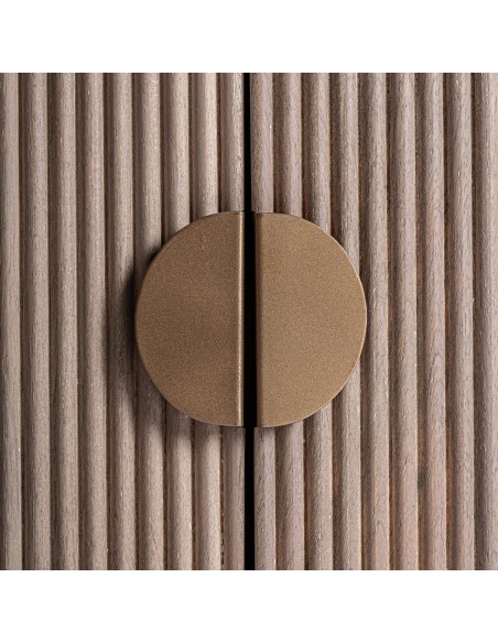 Mueble tv Zerf en Madera de Mango y Mármol Blanco – Vical Home