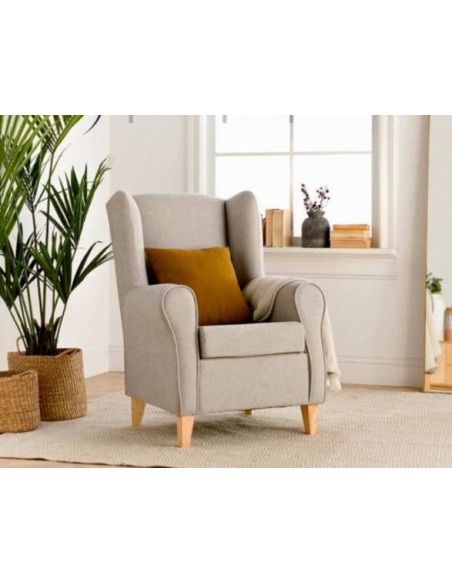 Butaca Orejera Fija Modelo Jaén de Moreno repiso – Confort Clásico y Ideal para Lactancia