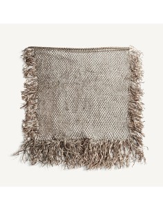 Panel decorativo Boho Marrón en Rafia y Madera – Vical Home