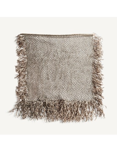 Panel decorativo Boho Marrón en Rafia y Madera – Vical Home