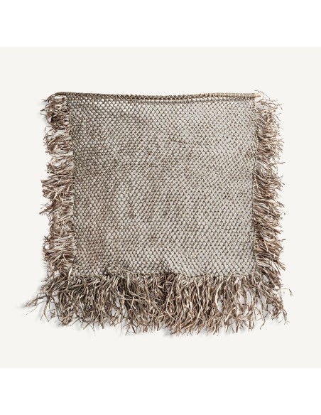 Panel decorativo Boho Marrón en Rafia y Madera – Vical Home