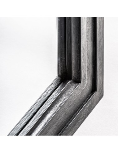 Espejo Barben Clásico en Negro con Madera DM –...