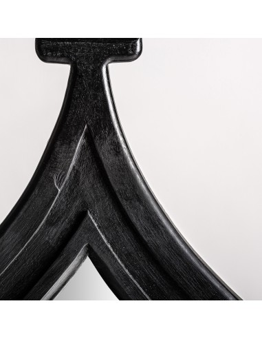 Espejo Barben Clásico en Negro con Madera DM –...