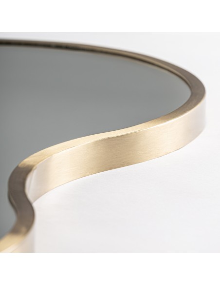 Espejo Art Déco Dorado