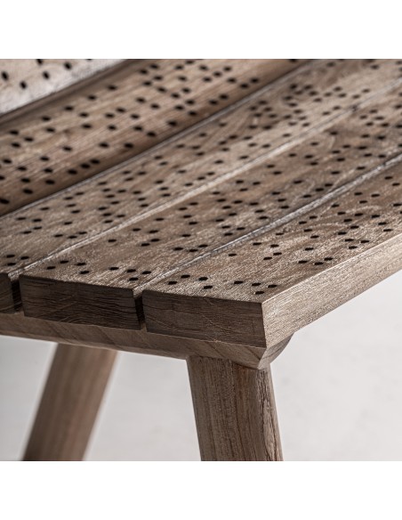 Silla de Comedor Jacquard Contemporánea en Madera de Roble – Vical Home