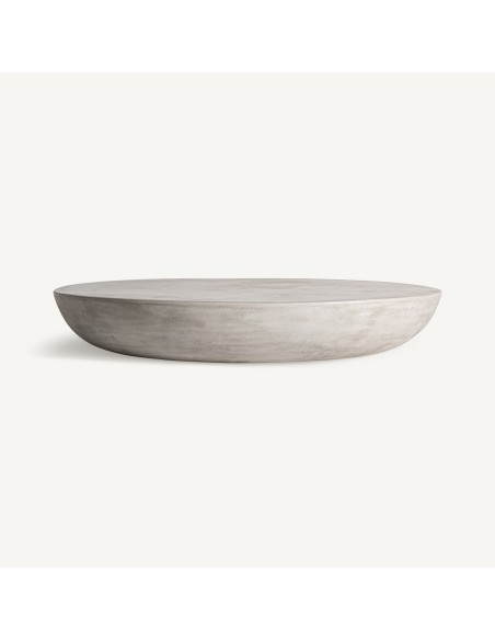 Mesa de centro Cles 100 cm Cemento Gris – VICAL Home Escultórica