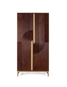 Mueble Bar de Madera de Mango y Metal Cerezo – Giner y...