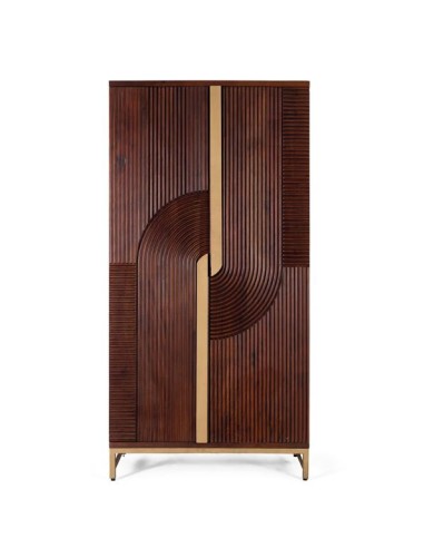 Mueble Bar de Madera de Mango y Metal Cerezo – Giner y Colomer