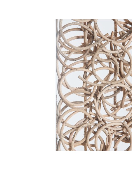 Espejo Rectangular de Ratán Marrón Lezbur – VICAL Home