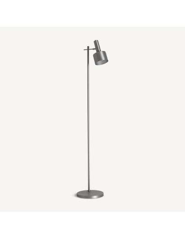 Lámpara de Pie de Vical Home en Acero Plata – Diseño Moderno y Minimalista