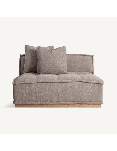 Módulo Sofá Central Aspach Marrón de Vical home – Diseño Contemporáneo y Acabado Jaspeado